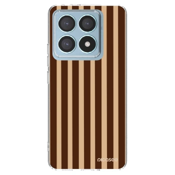 Picasee silikonový průhledný obal pro Xiaomi 14T Pro - Brown lines