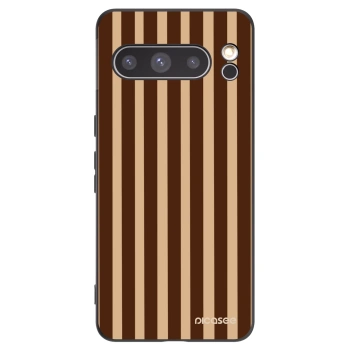 Picasee silikonový černý obal pro Google Pixel 8 Pro - Brown lines