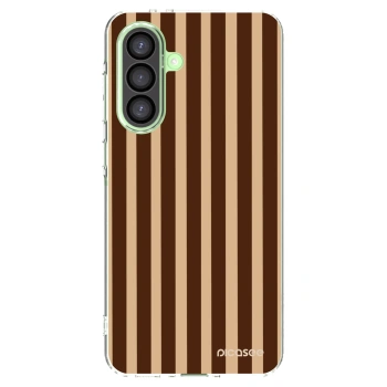 Picasee silikonový průhledný obal pro Samsung Galaxy A26 5G A266B - Brown lines