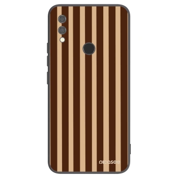 Picasee silikonový černý obal pro Xiaomi Redmi Note 7 - Brown lines