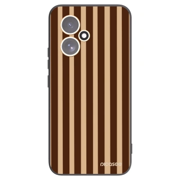 Picasee silikonový černý obal pro Honor 400 5G - Brown lines