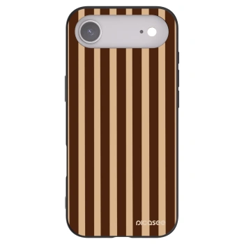 Picasee silikonový černý obal pro Apple iPhone Air - Brown lines