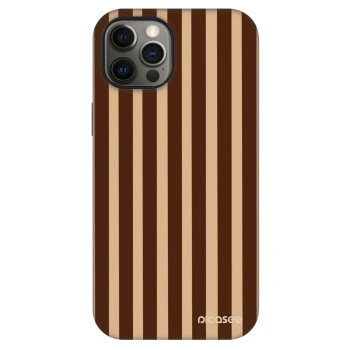 Obal pro Apple iPhone 12 Pro - Brown lines
