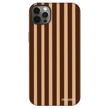 Obal pro Apple iPhone 12 Pro Max - Brown lines