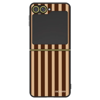 Obal pro Samsung Galaxy Z Flip7 FE 5G - Brown lines