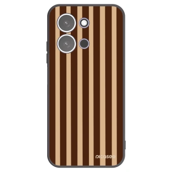 Picasee silikonový černý obal pro Xiaomi Redmi 15C 5G - Brown lines