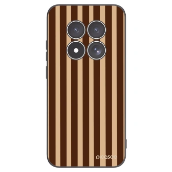 Picasee silikonový černý obal pro Xiaomi Redmi Note 15 Pro 5G - Brown lines