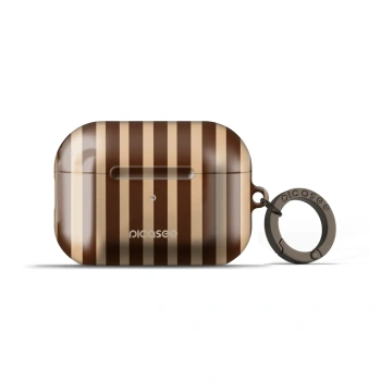 Obal pro Apple AirPods Pro 1 - Brown lines