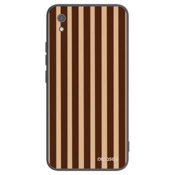 Picasee silikonový černý obal pro Xiaomi Redmi 7A - Brown lines