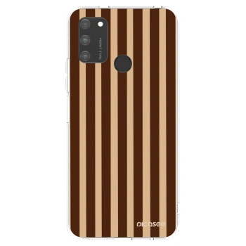 Obal pro Honor 9A - Brown lines