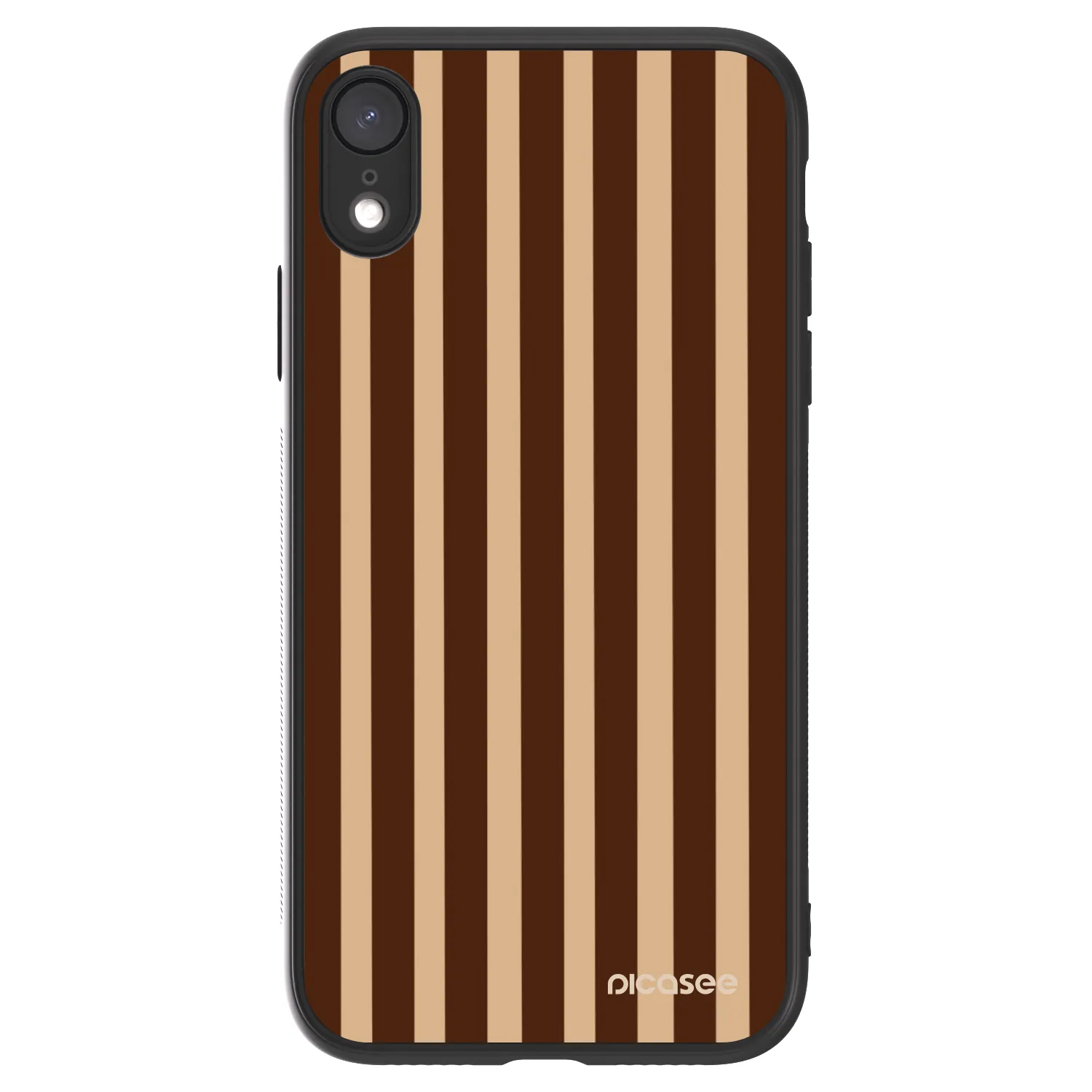 Picasee ULTIMATE CASE pro Apple iPhone XR - Brown lines