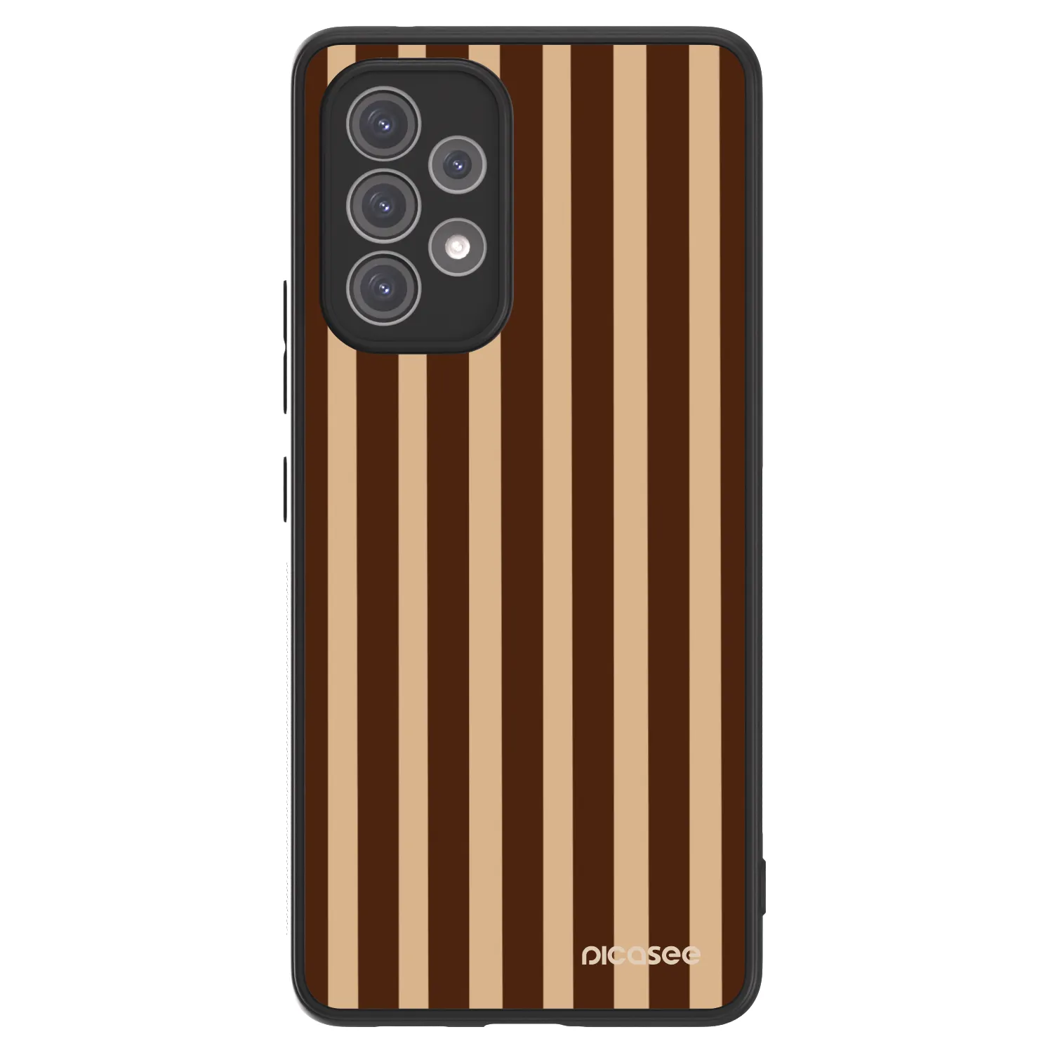 Picasee ULTIMATE CASE pro Samsung Galaxy A52 5G A525F - Brown lines