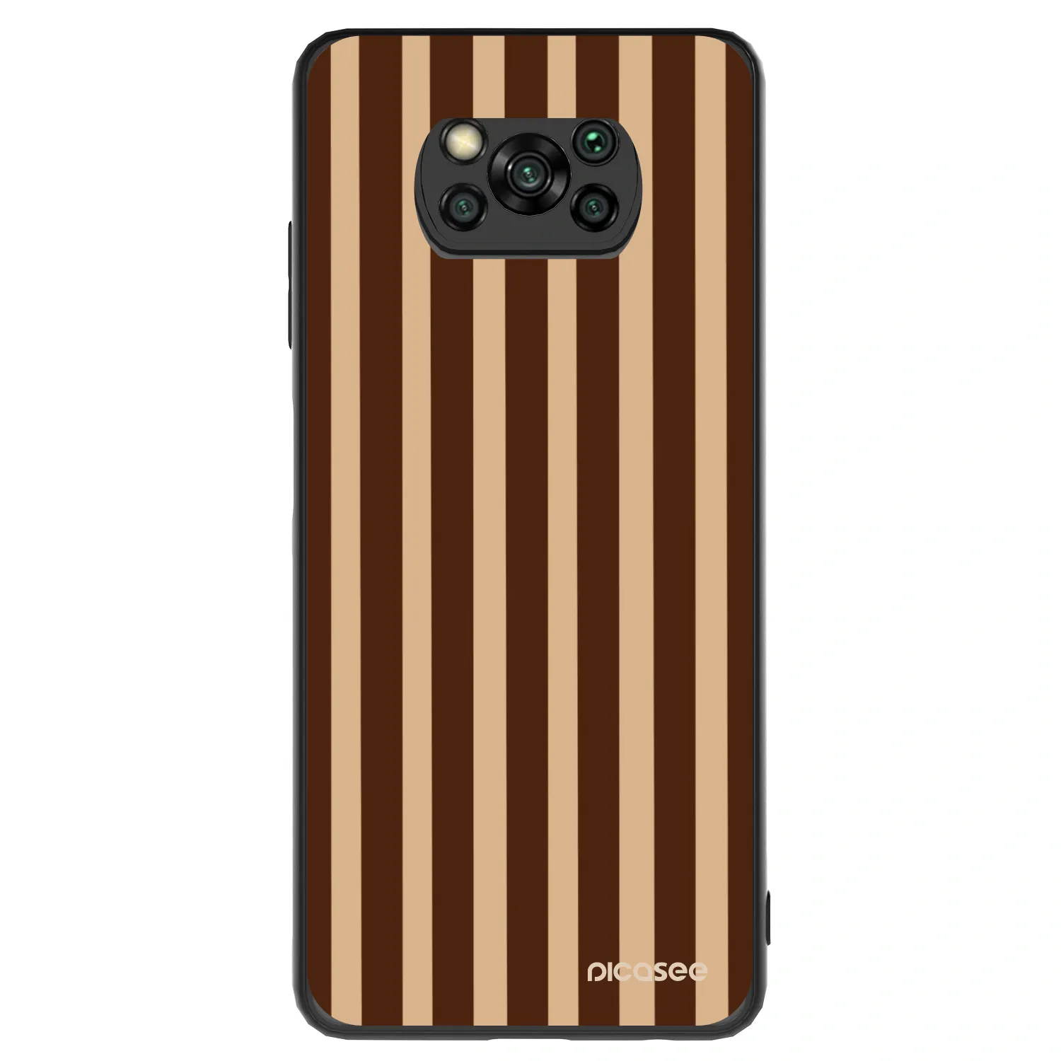 Picasee ULTIMATE CASE pro Xiaomi Poco X3 - Brown lines