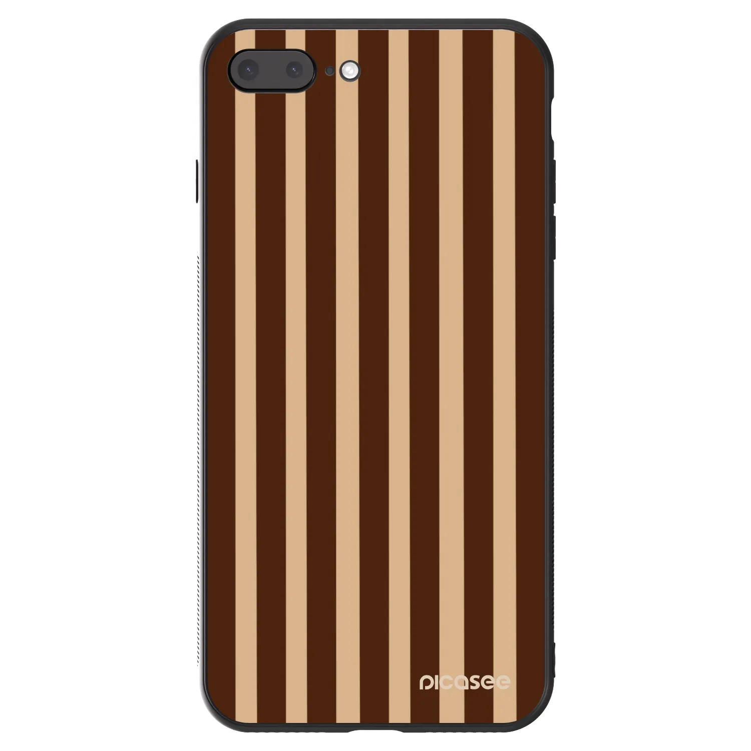 Picasee ULTIMATE CASE pro Apple iPhone 8 Plus - Brown lines