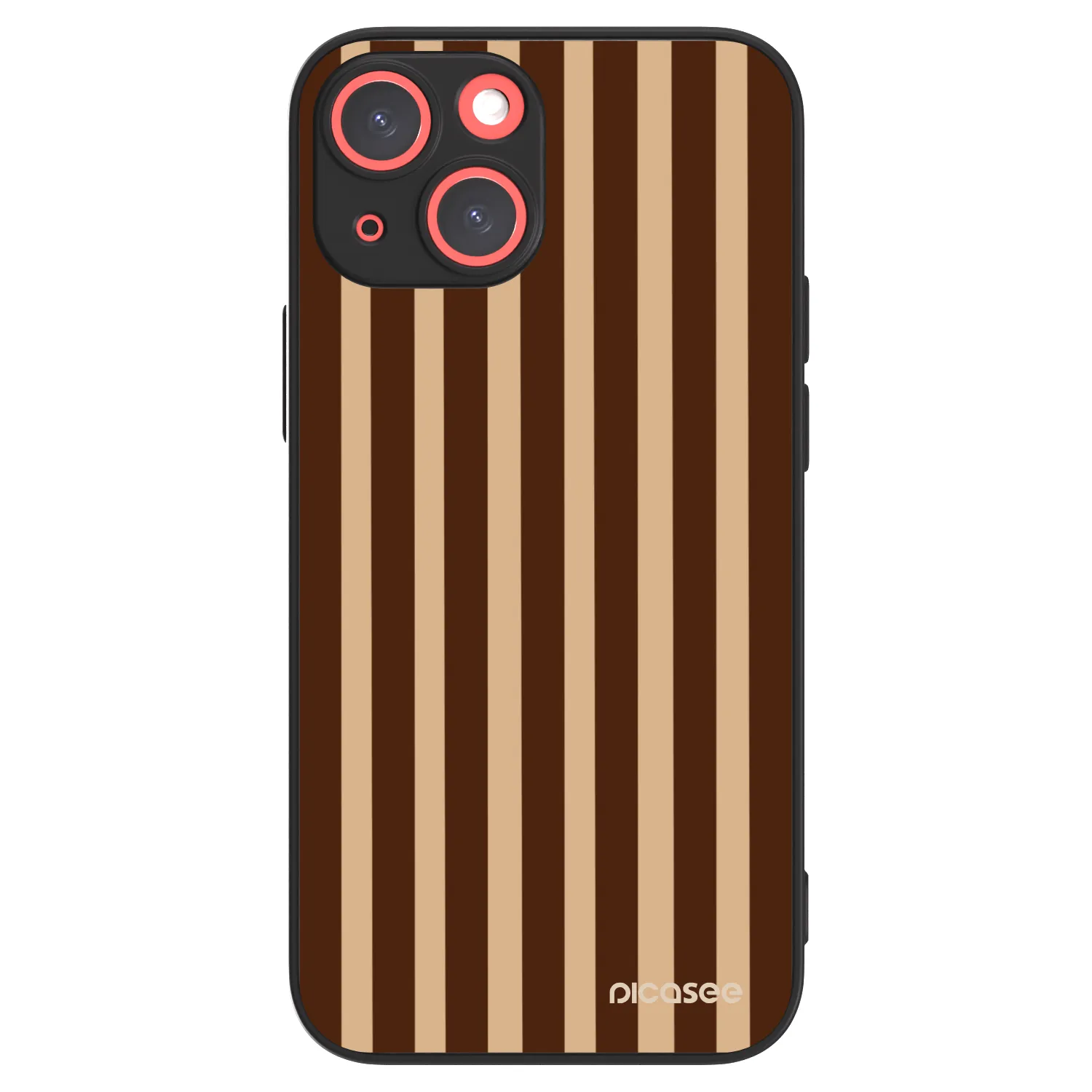Picasee ULTIMATE CASE MagSafe pro Apple iPhone 13 mini - Brown lines