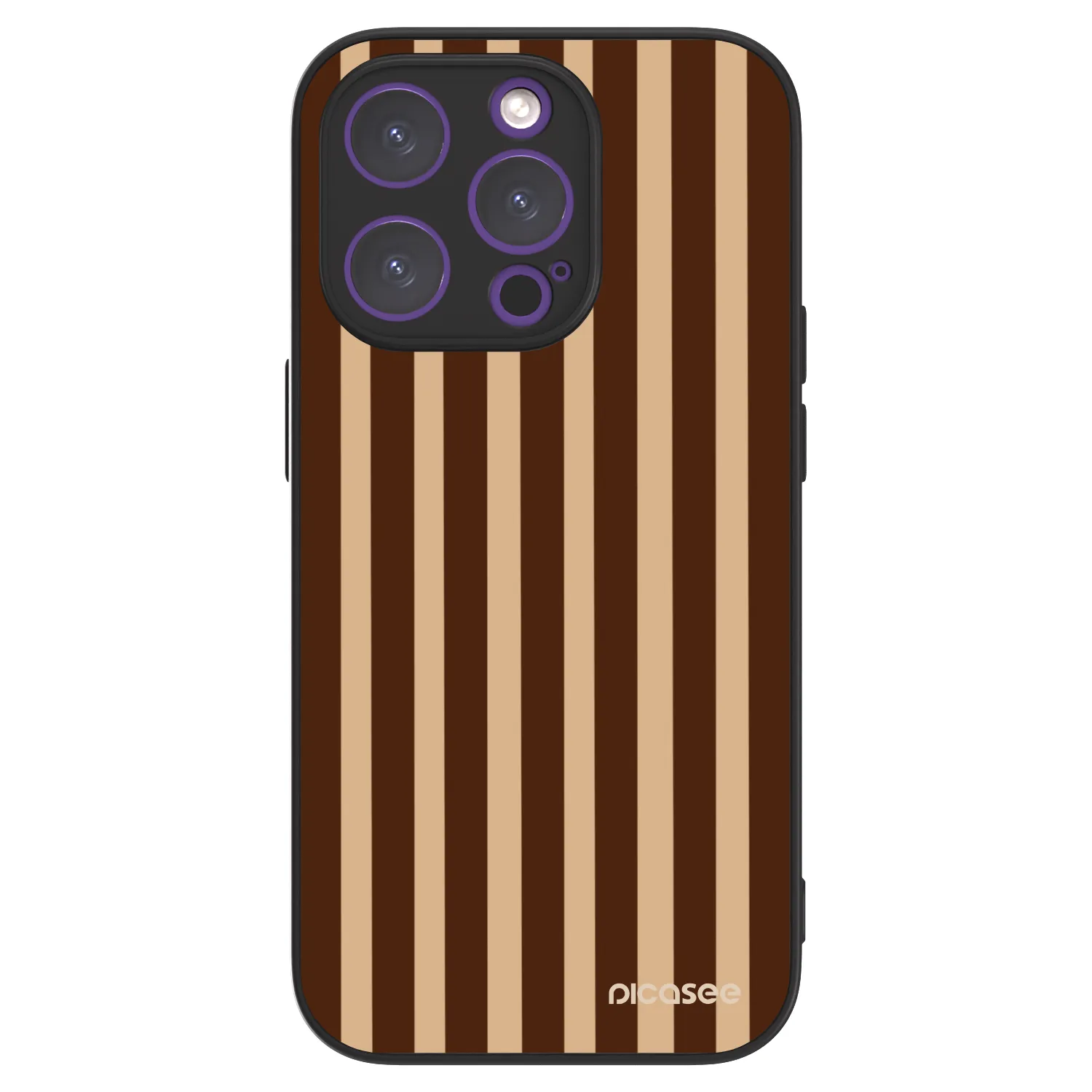 Picasee ULTIMATE CASE MagSafe pro Apple iPhone 14 Pro - Brown lines