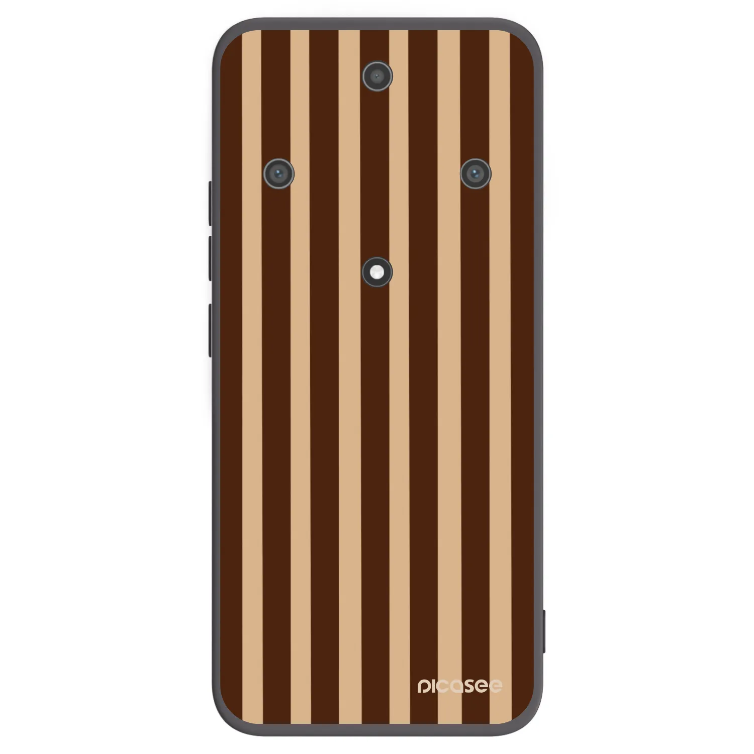 Picasee silikonový černý obal pro Honor Magic5 Lite 5G - Brown lines