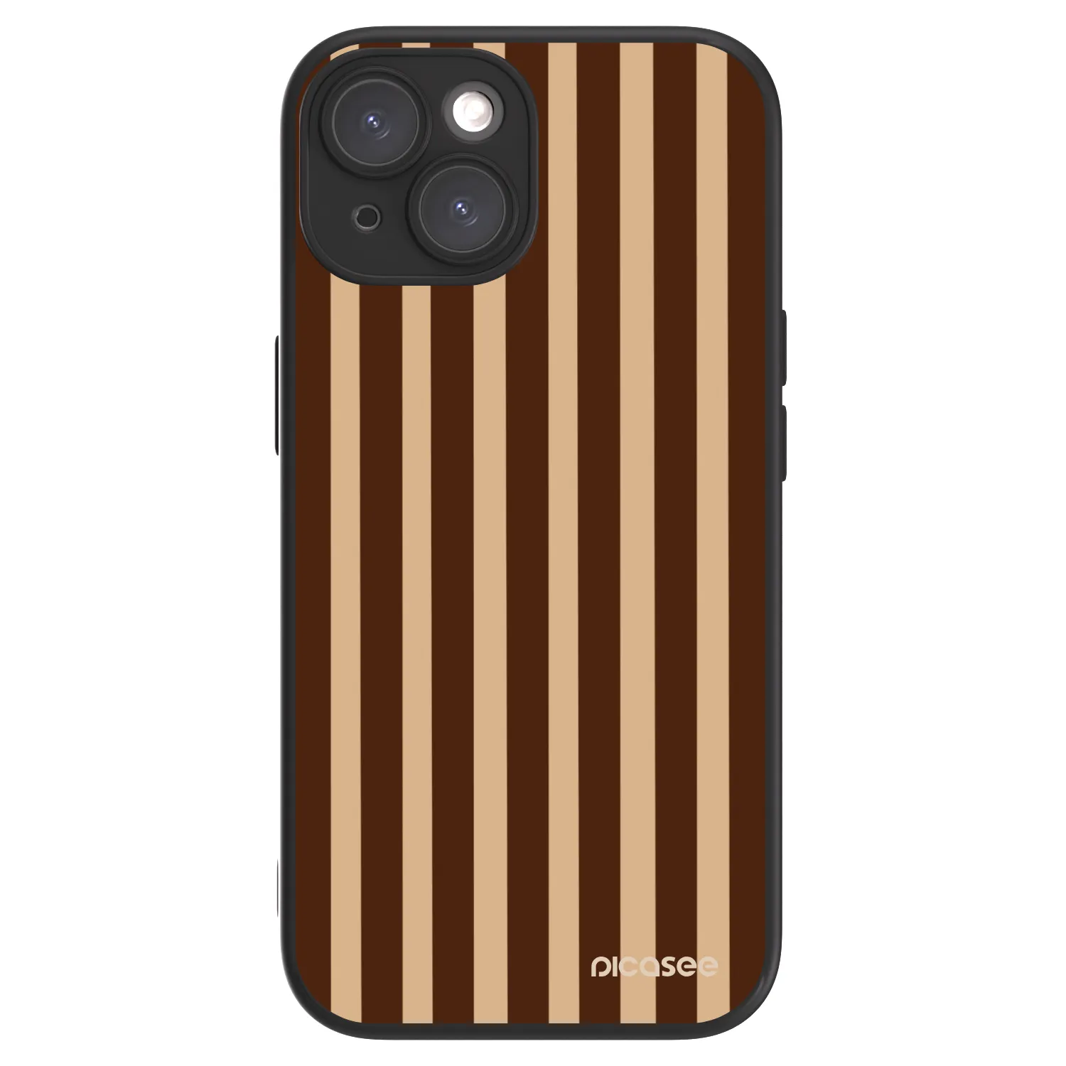Picasee ULTIMATE CASE MagSafe pro Apple iPhone 15 - Brown lines