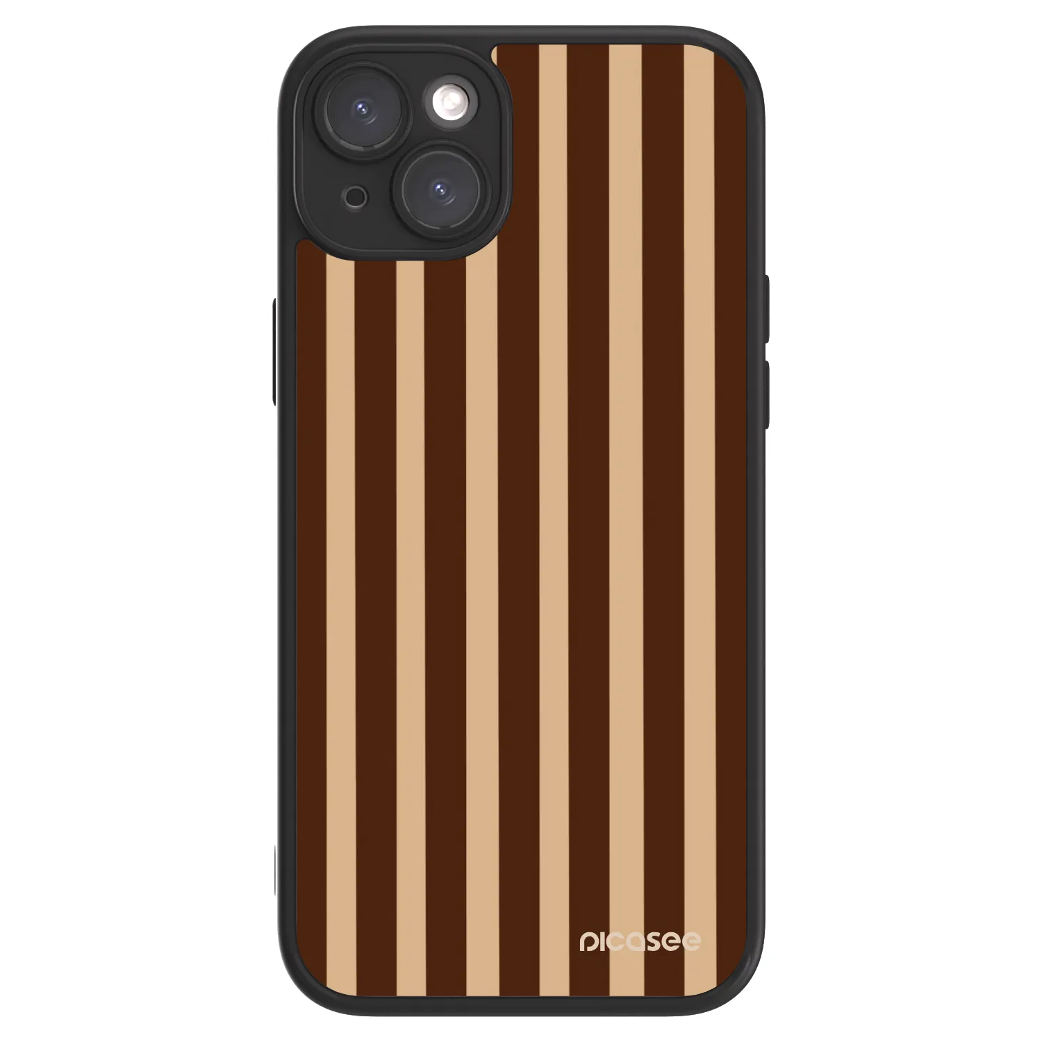 Picasee ULTIMATE CASE MagSafe pro Apple iPhone 15 Plus - Brown lines