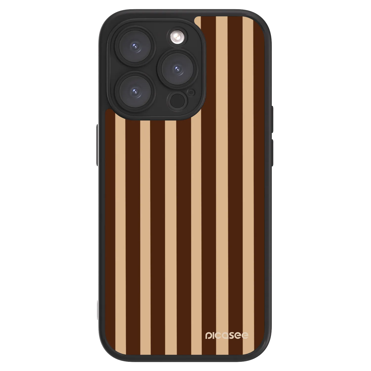 Picasee ULTIMATE CASE MagSafe pro Apple iPhone 15 Pro - Brown lines