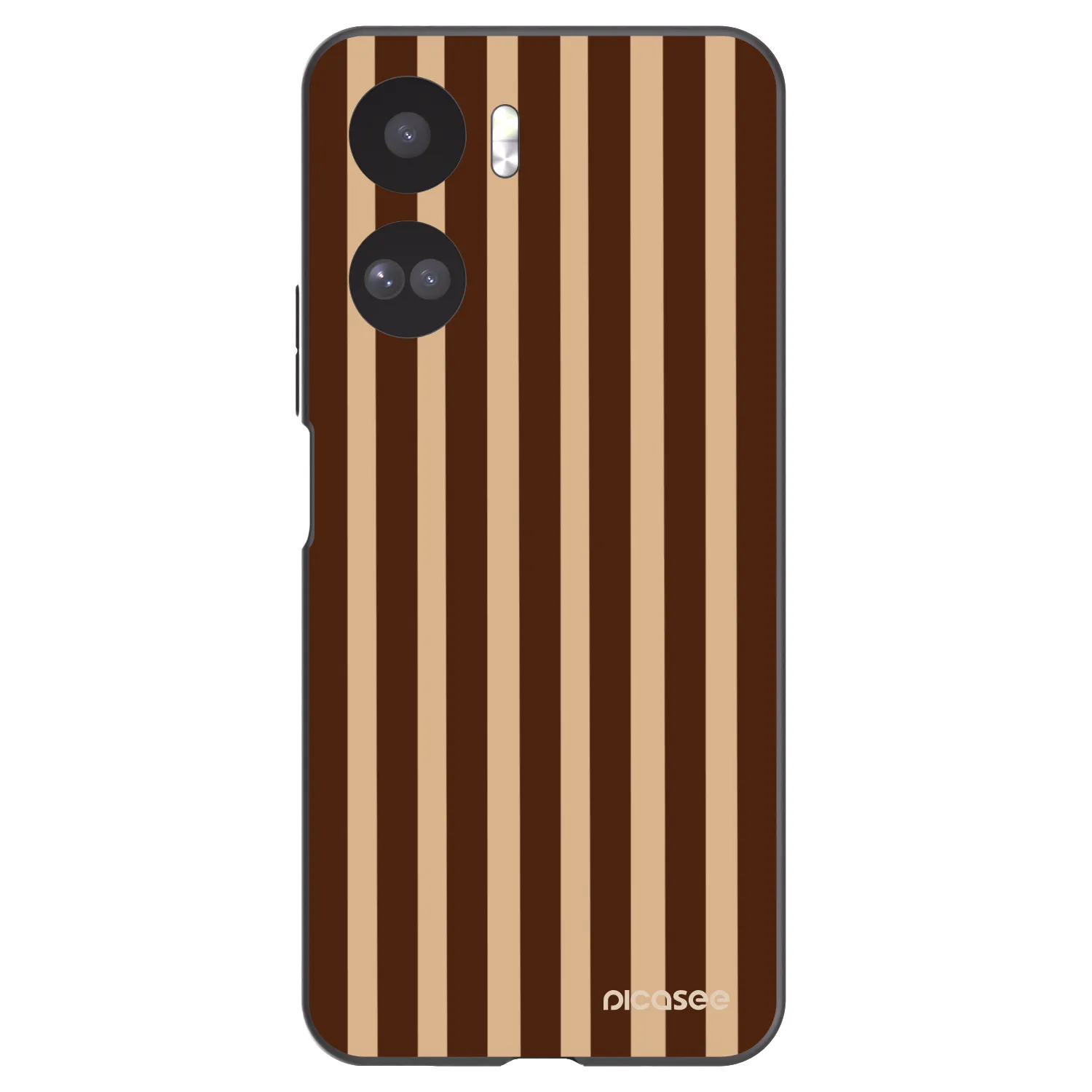 Picasee silikonový černý obal pro Honor 90 Lite 5G - Brown lines