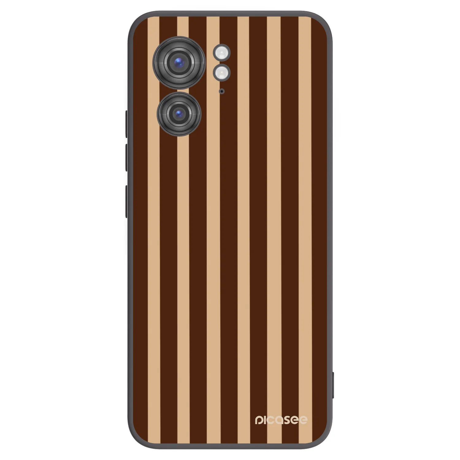 Picasee silikonový černý obal pro Motorola Edge 40 - Brown lines