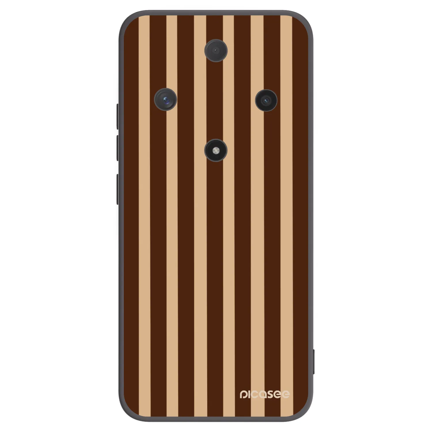 Picasee silikonový černý obal pro Honor Magic6 Lite 5G - Brown lines