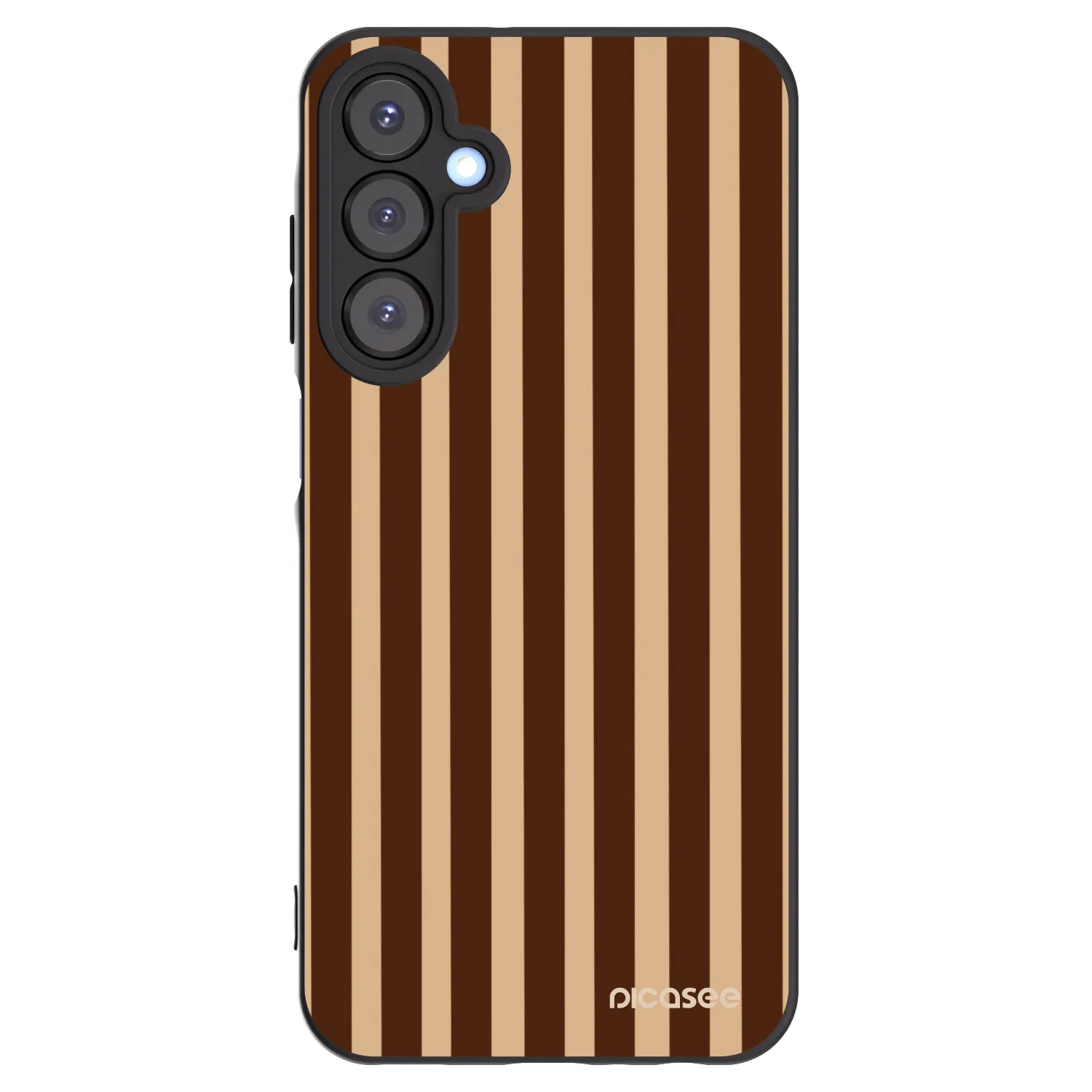 Picasee silikonový černý obal pro Samsung Galaxy A25 A256B 5G - Brown lines