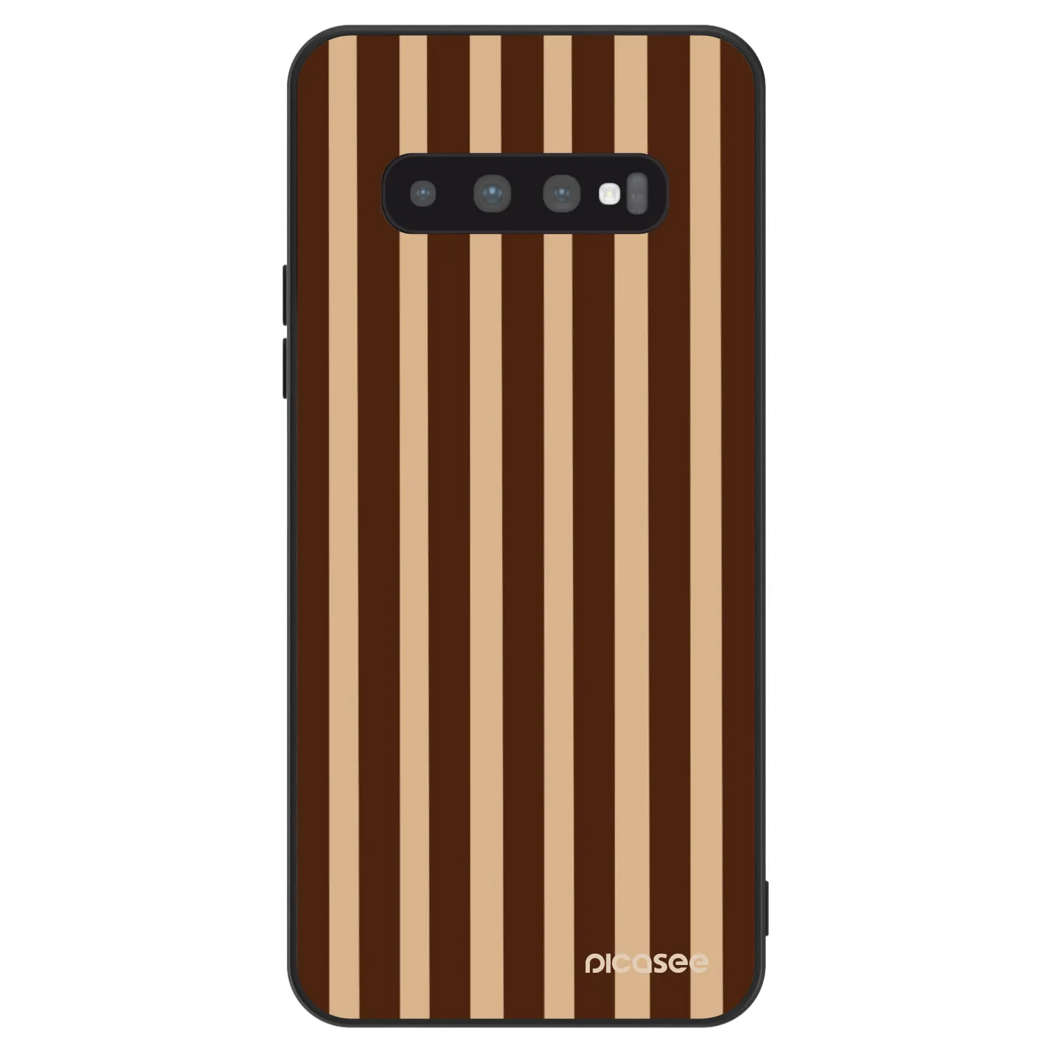 Picasee ULTIMATE CASE pro Samsung Galaxy S10 Plus G975 - Brown lines
