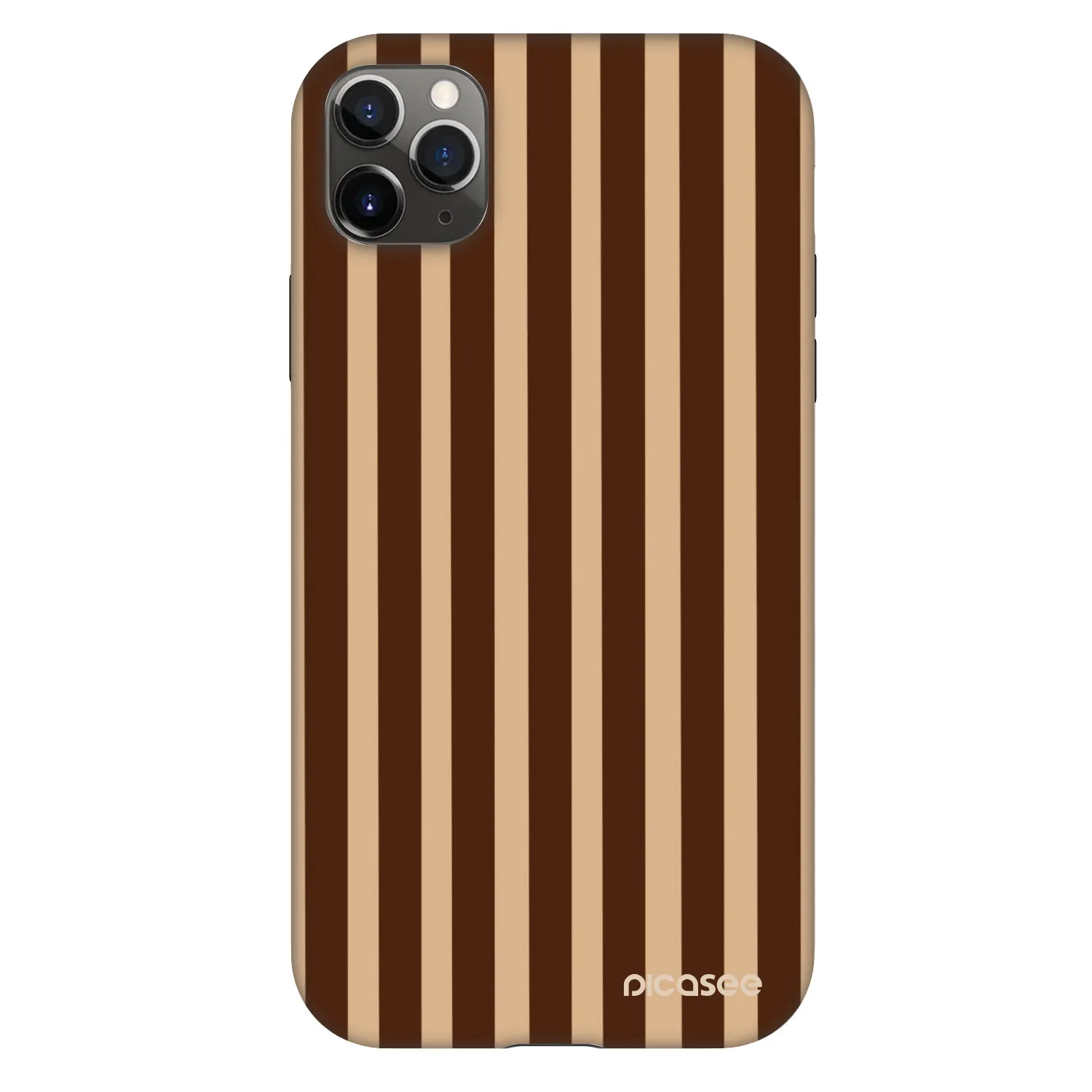 Picasee Fashion Case pro Apple iPhone 11 Pro Max - Brown lines