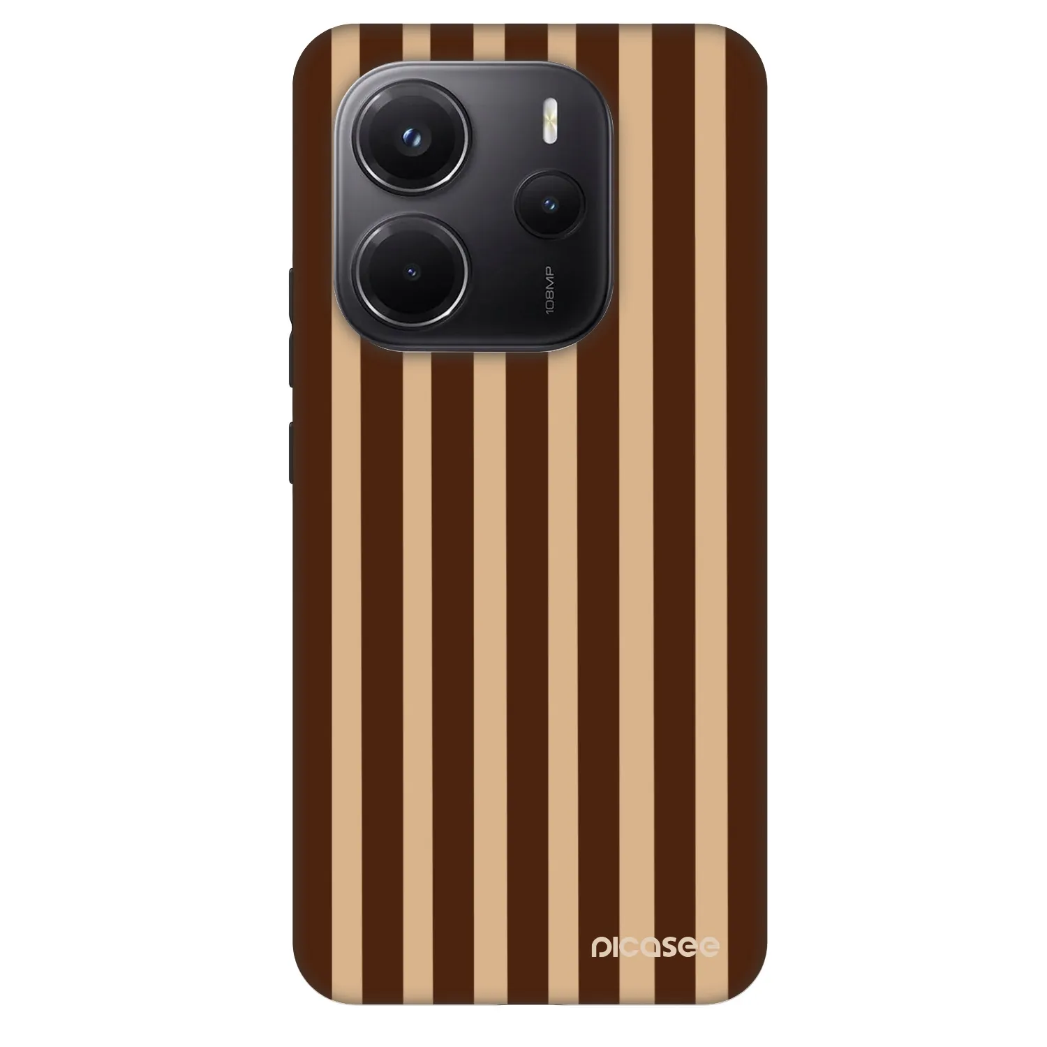 Picasee Fashion Case pro Xiaomi Redmi Note 14 5G - Brown lines
