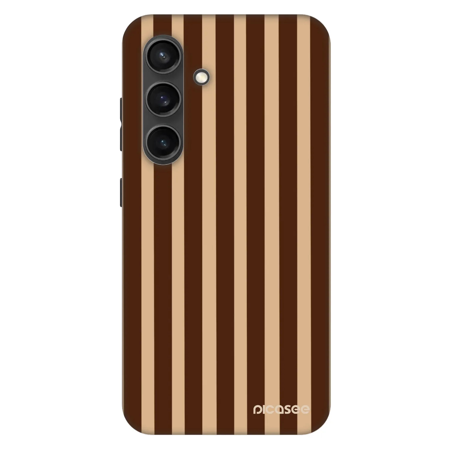 Picasee Fashion Case PowerShare pro Samsung Galaxy S24+ S926B 5G - Brown lines