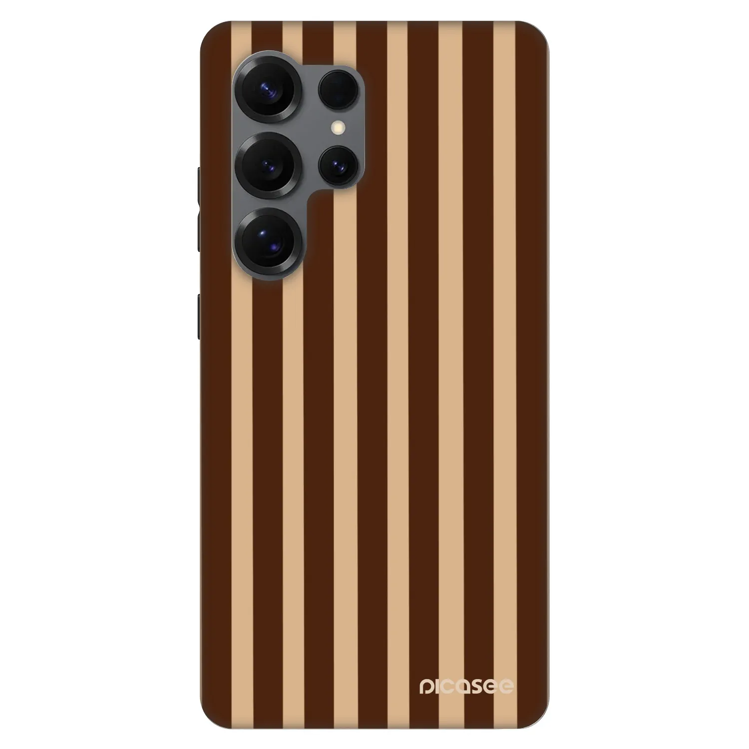Picasee Fashion Case PowerShare pro Samsung Galaxy S25 Ultra 5G - Brown lines
