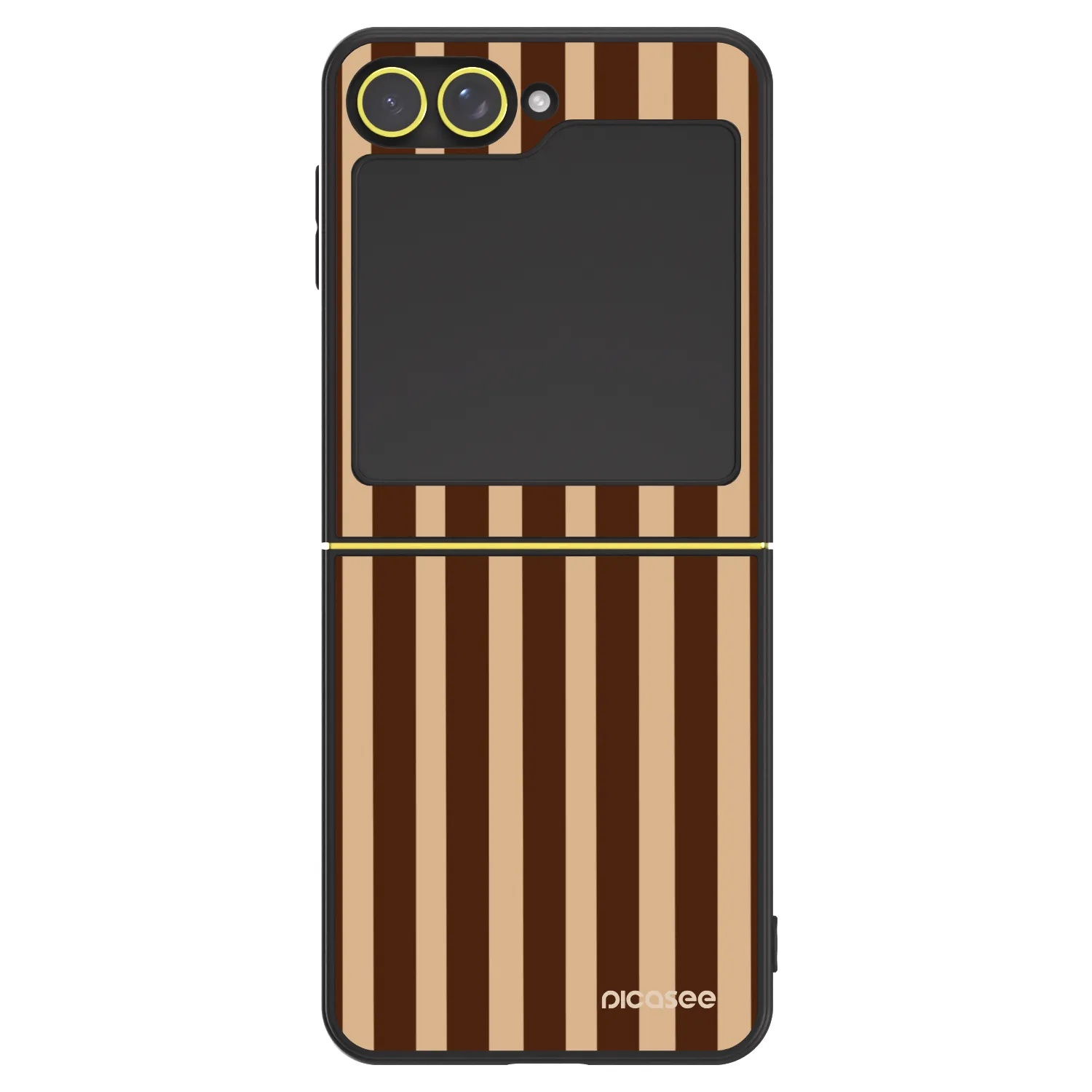 Picasee ULTIMATE CASE pro Samsung Galaxy Z Flip7 FE 5G - Brown lines