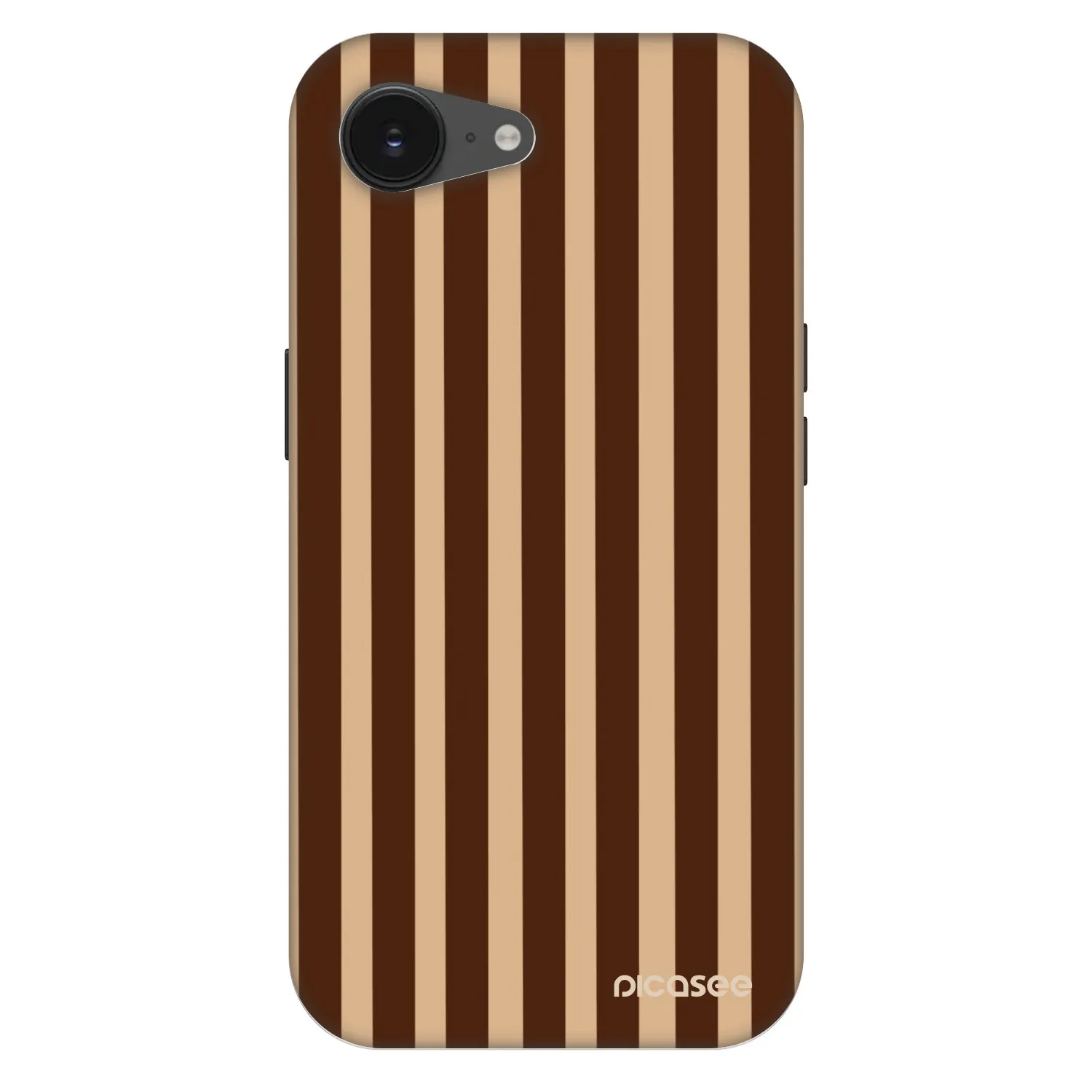 Picasee Fashion Case MagSafe Apple iPhone 16e - Brown lines