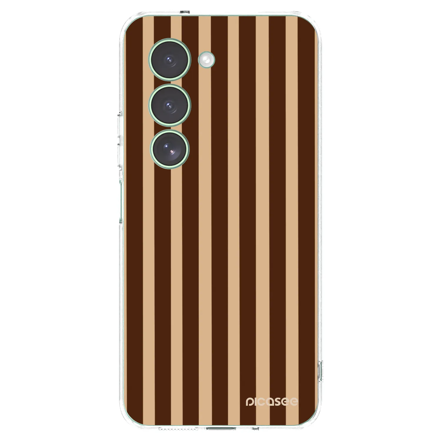 Picasee silikonový průhledný obal pro Xiaomi Redmi 15 5G - Brown lines