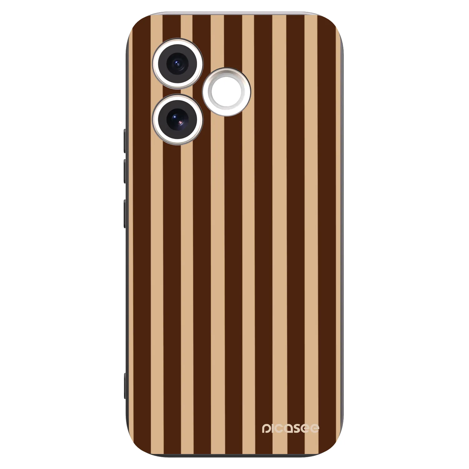 Picasee silikonový černý obal pro Honor 600 Lite - Brown lines