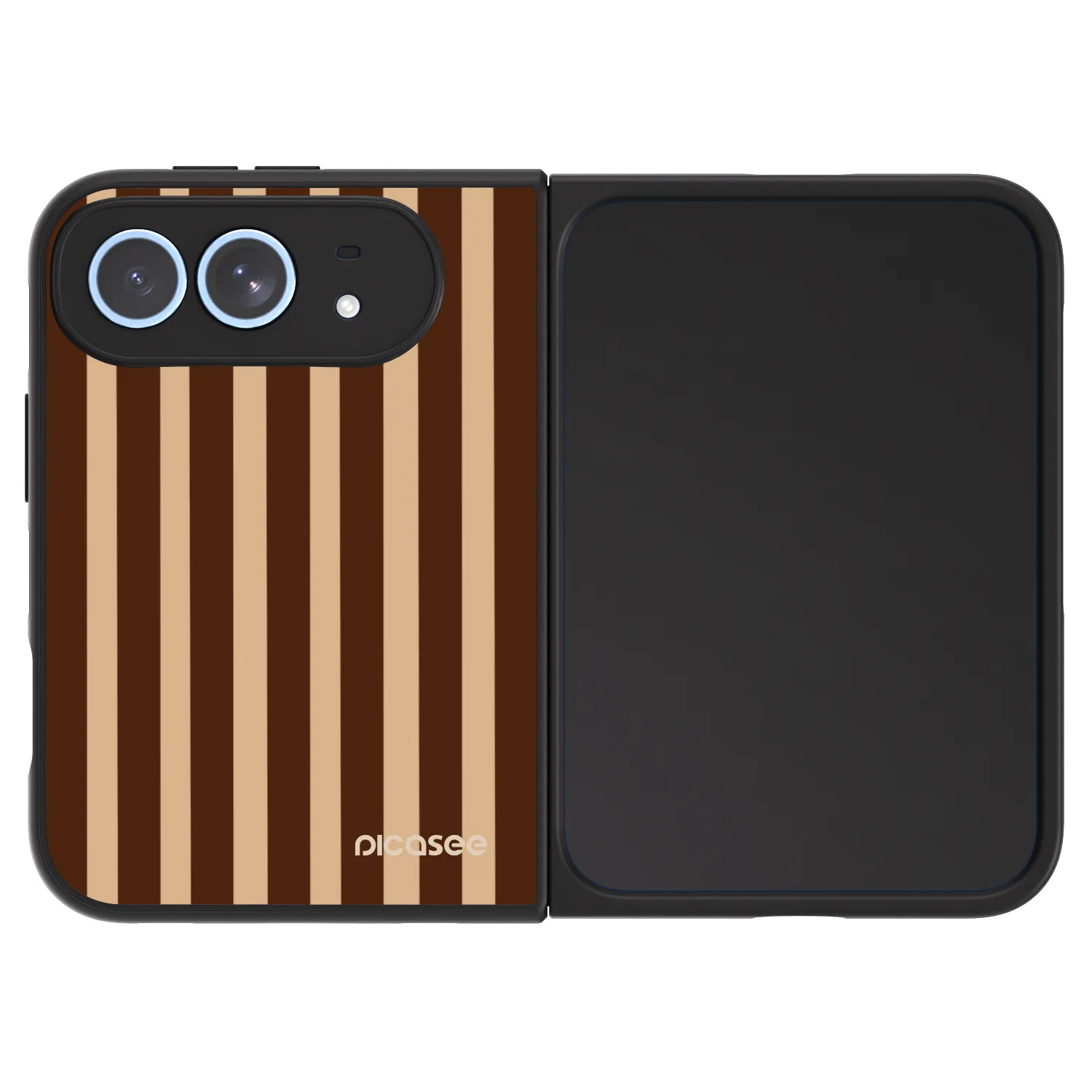 Picasee ULTIMATE CASE pro Apple iPhone Duo - Brown lines