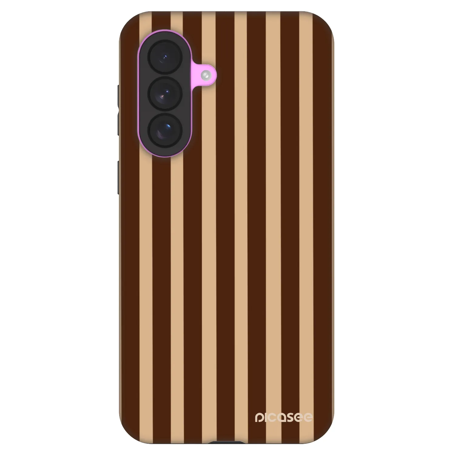 Picasee Fashion Case pro Samsung Galaxy A37 - Brown lines