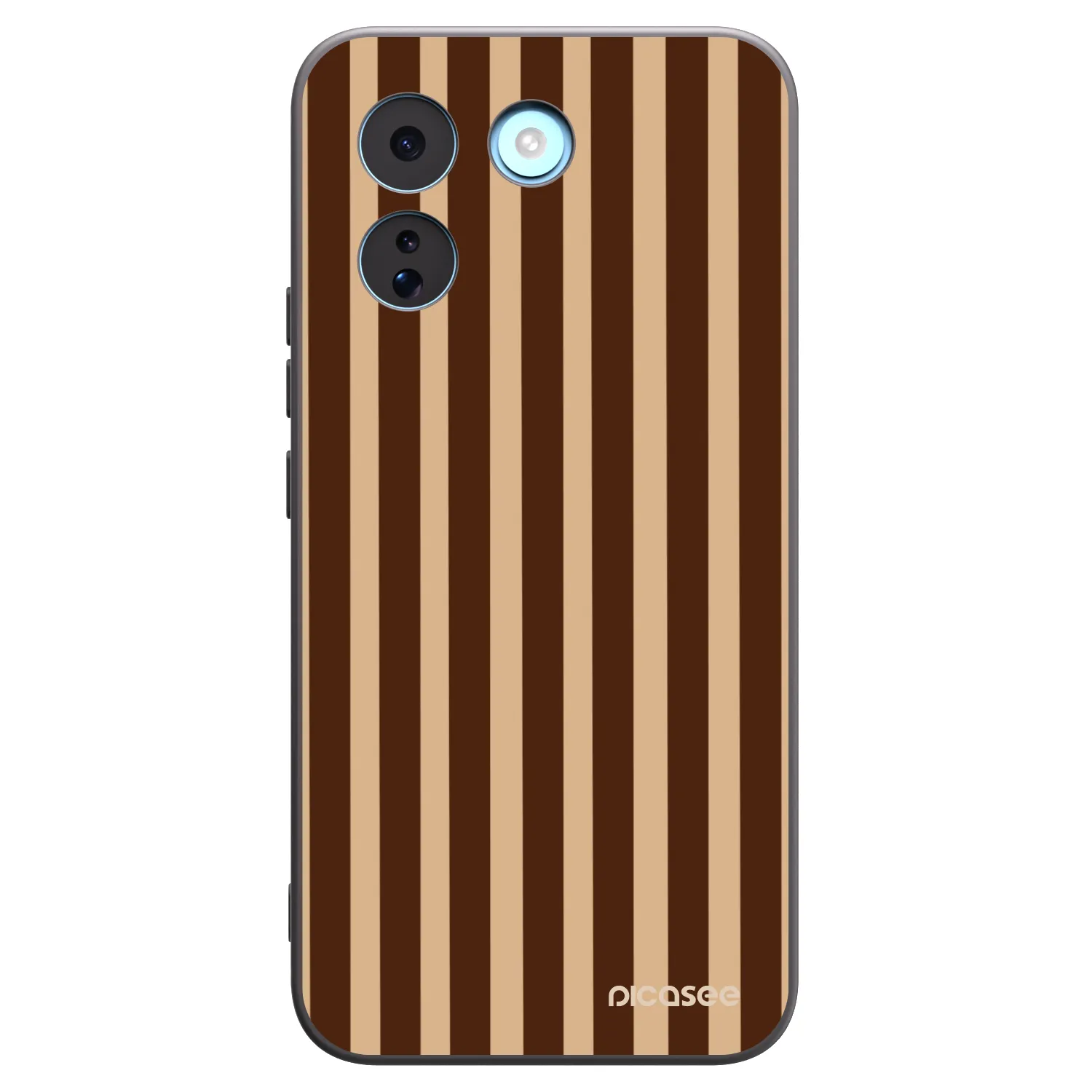 Picasee silikonový černý obal pro Xiaomi Redmi Note 17 Pro MAX 5G - Brown lines