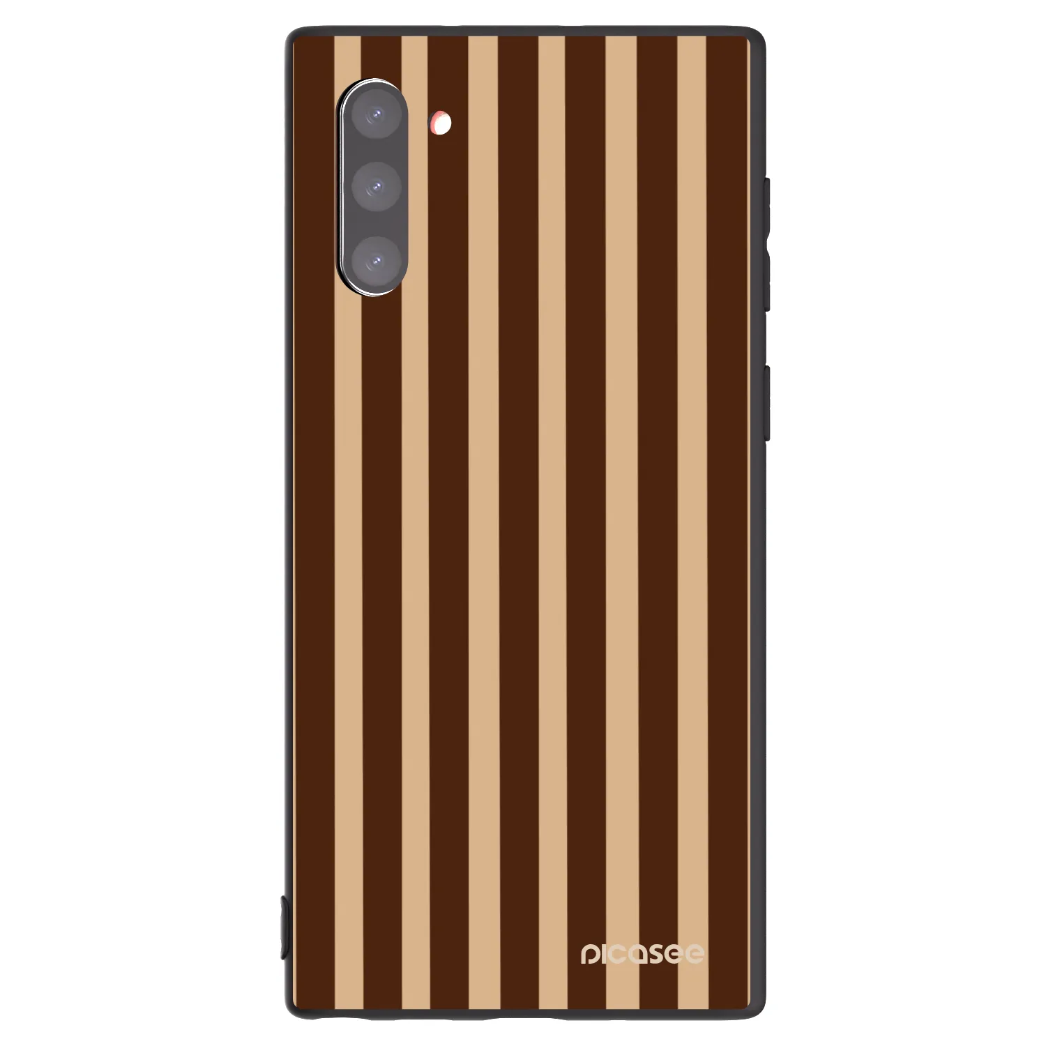 Picasee silikonový černý obal pro Samsung Galaxy Note 10 N970F - Brown lines