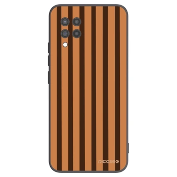 Picasee silikonový černý obal pro Samsung Galaxy A42 A426B - Caramel lines