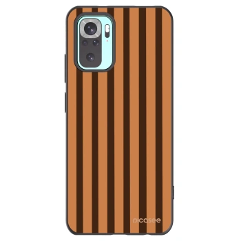 Picasee silikonový černý obal pro Xiaomi Redmi Note 10 Pro - Caramel lines