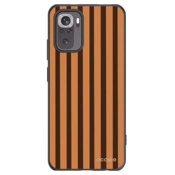 Picasee silikonový černý obal pro Xiaomi Redmi Note 10S - Caramel lines