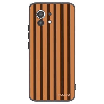 Picasee silikonový černý obal pro Xiaomi Mi 11 - Caramel lines