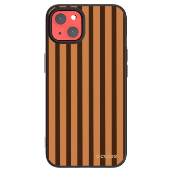 Picasee silikonový černý obal pro Apple iPhone 13 - Caramel lines