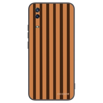 Picasee silikonový černý obal pro Vivo Y11s - Caramel lines