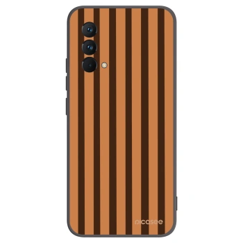 Picasee silikonový černý obal pro Realme GT Master Edition 5G - Caramel lines