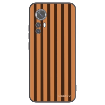Picasee silikonový černý obal pro Xiaomi 12 - Caramel lines