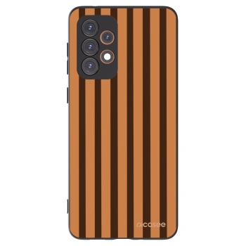 Picasee silikonový černý obal pro Samsung Galaxy A33 5G A336 - Caramel lines